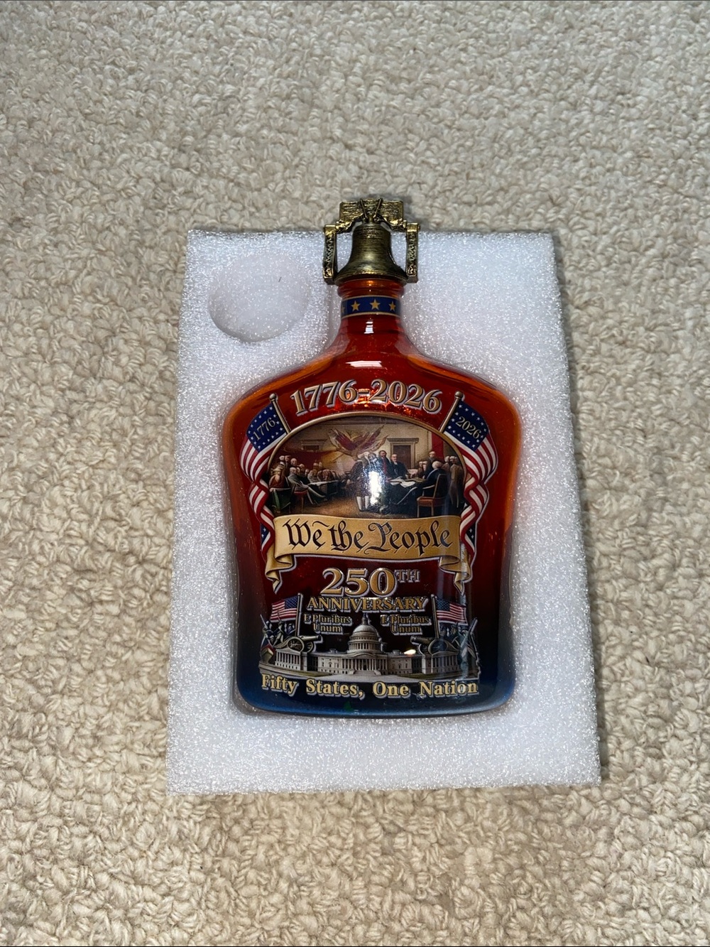 We the People 250th Anniversary Decorative Decanter